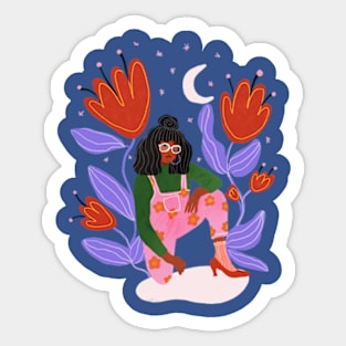 Moon Goddess Sticker